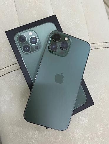 IPhone 13 Pro Max, 128 GB, Matte Midnight Green, Face ID, Simsiz şarj