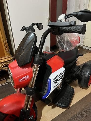 Uşaq üçün elektrik maşınları: Uşaq üçün elektrikli üçtəkərli moto Uşaqlar üçün evdə və həyətində — 6