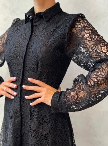 2020 ziyafet donlari: Gipurlu paltar teze, S olcu — 1