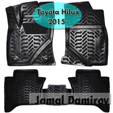 monitor masin ucun: Toyota Hilux üçün poliuretan ayaqaltılar. Полиуретановые коврики для — 1