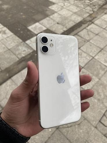 IPhone 11, 128 GB, Ağ, Face ID