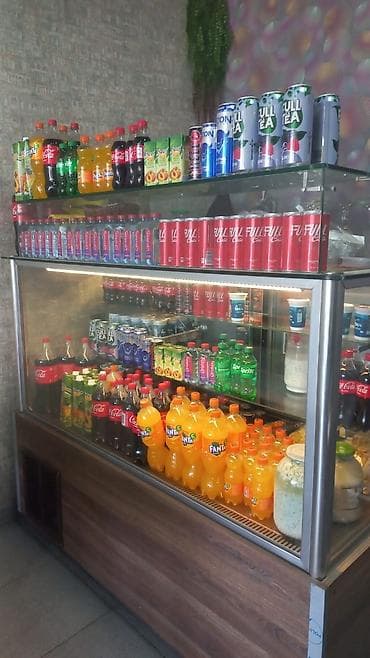 *🌙 Nure* Satılır_1200 azn_ türk istehsalı vitrin soyuducu,yemək və