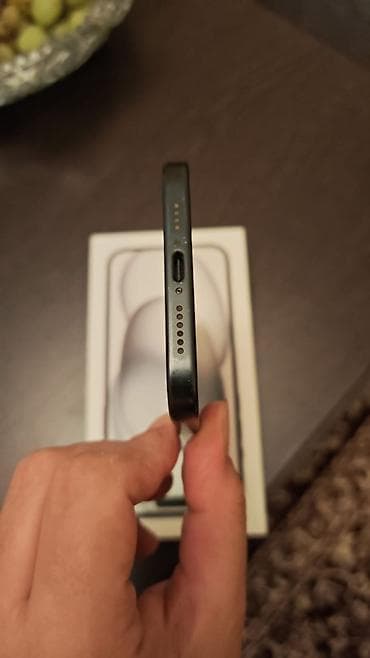 macbook 2 el: IPhone 15 Plus, 128 GB, Alpine Green, Zəmanət, Barmaq izi, Simsiz şarj — 3