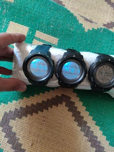 saatlar ekran ucun: Rəqəmsal idman saatı - Ekran: Böyük rəqəmsal displey, mavi arxa işıq — 2