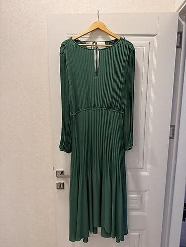 elbiseler: Kokteyl donu, Midi, Massimo Dutti, L, XL — 3