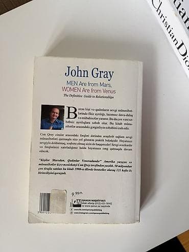 Məhsul: Kitab Başlıq: John Gray – “Kişilər Marsdan, Qadınlar — 2
