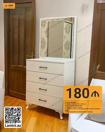 La Mini – Termo Güzgülü Komod - Model kodu: 1338 - Qiymət: 180 ₼ - — 1