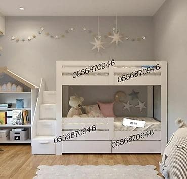 Oğlan və qız üçün, Yeni, Çarpayı, Matras ilə, Siyirməli, Laminat