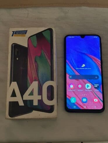 Samsung Galaxy A40, 64 GB, rəng - Qara, Barmaq izi lalafo.az -da Samsung Galaxy A40, 64 GB, rəng - Qara, Barmaq izi