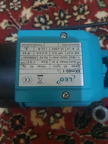 LEO XKSm60-1 mərkəzdənqaçma su nasosu Texniki göstəricilər: - Güc