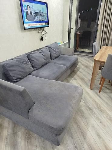 Divanlar: Künc divan, İşlənmiş, Açılmayan, Vеlur parça — 1