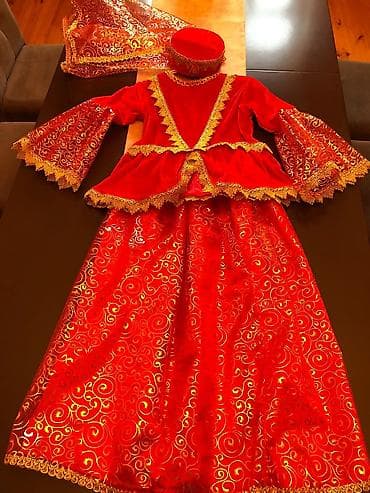2 ci el donlar: Milli kostyum, Qız üçün, 8 - 9 yaş, Yeni — 4