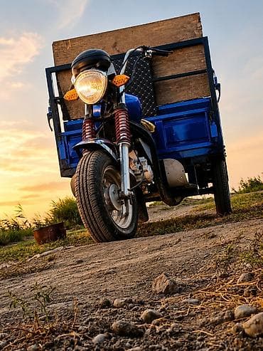 купить мопед в кредит: Yükdaşıma üçün üçtəkərli motosiklet (trisikl) - Güclü ön far və — 6