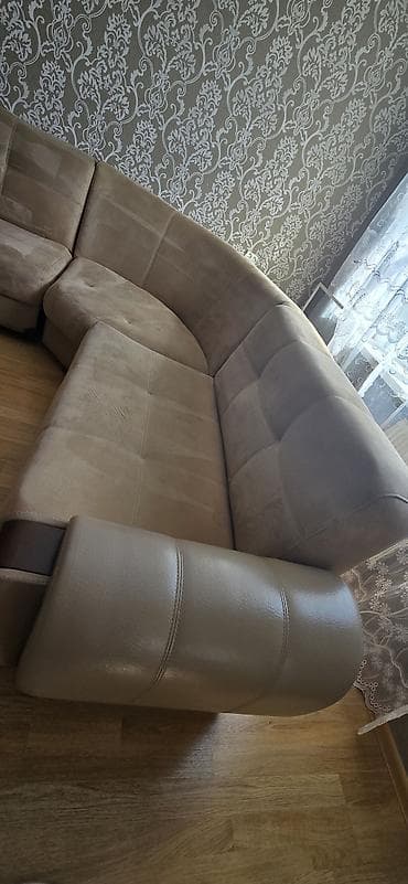 Ev üçün mebel: Künc divan, Bazalı, Parça — 2