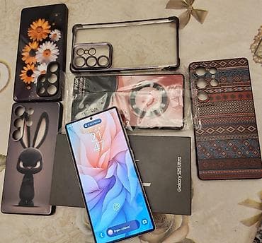 z fold 3: Samsung Galaxy S25 Ultra, 256 GB, rəng - Gümüşü, Sensor — 1