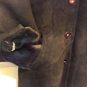 qadınlar üçün xəz palto: Дублёнка Женская стильная натуральная длинная и тёплая,в прекрасном — 4