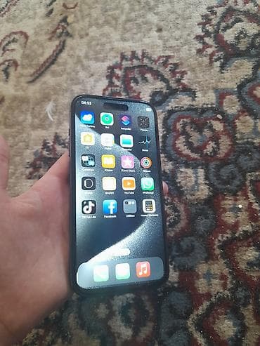 iph 13 pro: IPhone 15 Pro, 512 GB, Black Titanium, Face ID — 5