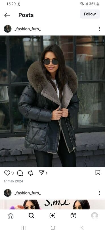 uzun jaketlər: Qadın üst geyimləri kolleksiyası - Uzun qarışıq materiallı palto — 9