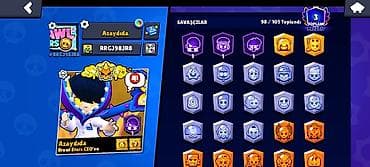satış təmsilcisi: Brawl Stars oyunu üçün yüksək səviyyəli hesab Xüsusiyyətlər: - — 5