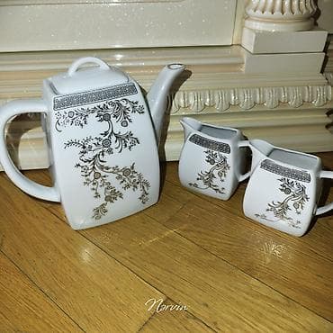 Чайный набор, цвет - Белый, Фарфор — 1