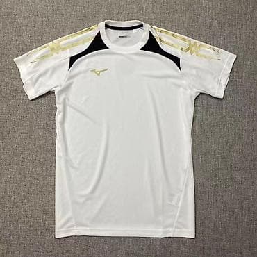 Futbolka, Mizuno, L, rəng - Ağ — 1