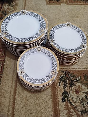 Nahar dəsti, rəng - Ağ, Farfor, 12 nəfərlik, Almaniya