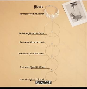Aksesuarlar: Zəncirli ayaq bəzəyi – “leg chain/garter” tipli aksesuar - Dizayn — 3