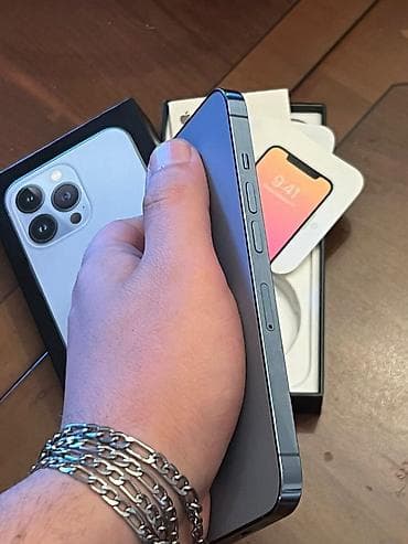 iphpne 13: IPhone 13 Pro, 128 GB, Sierra Blue, Face ID — 8