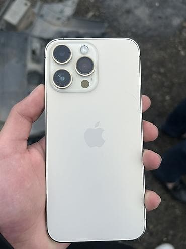 IPhone 14 Pro Max, 256 GB, Matte Gold, Simsiz şarj, Face ID