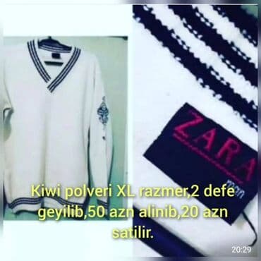 vadalaska türkçe ne demek: Sviter, Zara, 2XL — 2