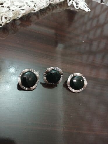 firuzə qaşlı uzuklər: В комплекте: Кольцо, Серебро — 9