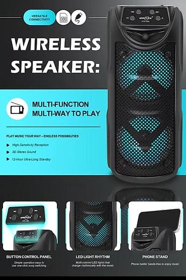 Yeni Kolonka, Növ - Bluetooth, rəng - Qara