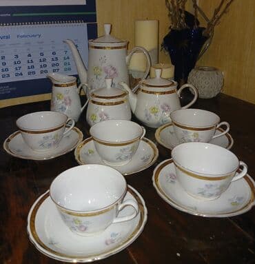 чайный набор: Чайный набор, Фарфор, 5 персон, Германия — 2