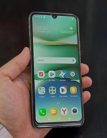 data modem sim card: Redmi A5, 128 GB, rəng - Gümüşü, Barmaq izi — 2