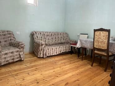 birotaqli ev kiraye: Həyət evi – 2 otaqlı, tam əşyalı, istlik sistemi kombidi, heyeti var — 5