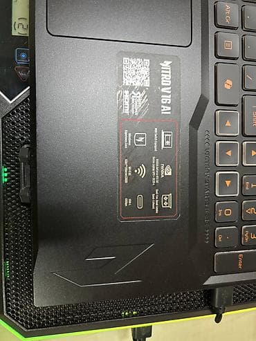 Acer Nitro V 16 oyun noutbuku - Ekran: 16 düym WUXGA (1920×1200) IPS — 8