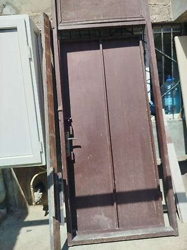 seyfi qapi: Metal giriş qapısı və çərçivəsi - Material: tam metal konstruksiya — 1