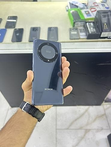 toba x9: Honor X9a, 128 GB, rəng - Qara, Zəmanət, Sensor, Barmaq izi — 1