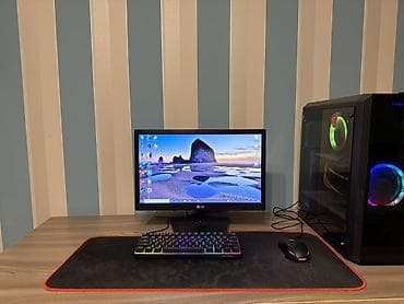 komputer setup: Oyun və gündəlik istifadə üçün hazır masaüstü PC komplekti Komplekt — 4