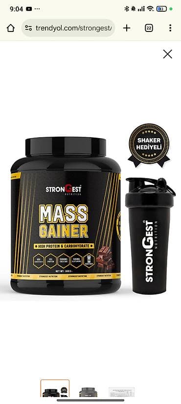 Protein Çəki: 1501 - 2000 g, Yeni