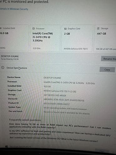 intel atom: Gaming/ofis masaüstü PC və monitor dəsti Xüsusiyyətlər: - Prosessor — 3