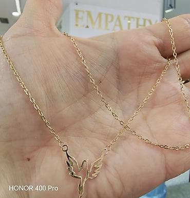 boyunbaği: Boyunbağı, Sarı qızıl, 585 Əyar, 137 g — 10