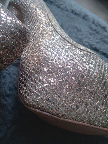 derihan ayakkabı: Tuflilər, Aldo, Ölçü: 35.5, rəng - Qızılı, İşlənmiş — 5