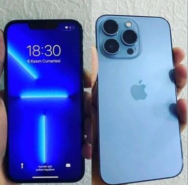 işlənmiş radiyator: IPhone 13 Pro Max, 128 GB, Sierra Blue, Face ID — 1