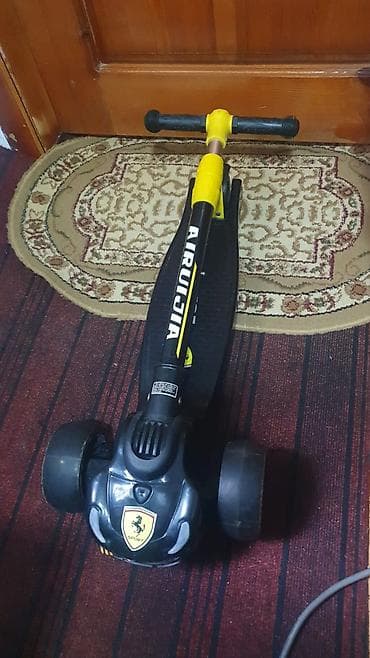 детский мотоцикл каталка: Uşaq skuterı – 3 təkərli - Brend üslublu “Sport” loqolu ön panel - — 1