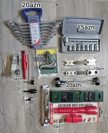 Peşəkar və ev istifadəsi üçün çoxçeşidli alət dəsti Her mehsulun