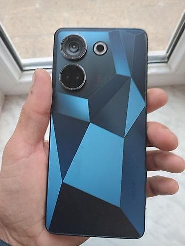 mini pc computer: Tecno Pova 5, 256 GB, rəng - Mavi, Barmaq izi — 2