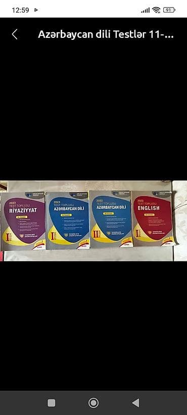 Testlər: 100 dən çox kitab var istəyən ola Vatsapp aktivdir tək biri2₼ Çox — 6