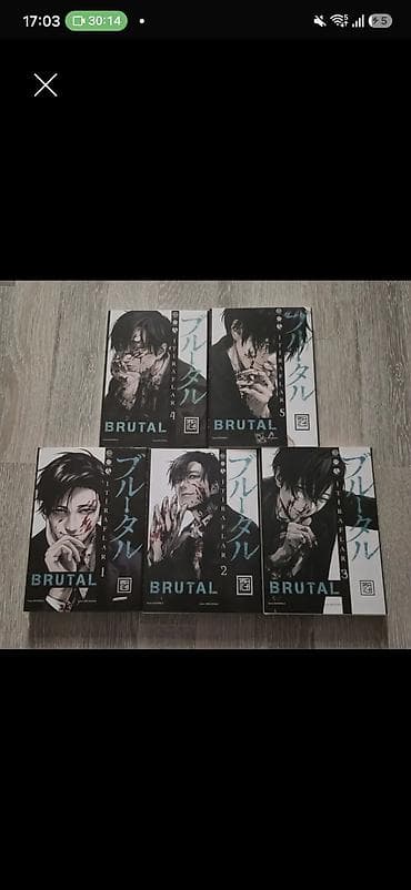 Komikslər, manqa: Brutal manga seti 1-5 türkcə — 1