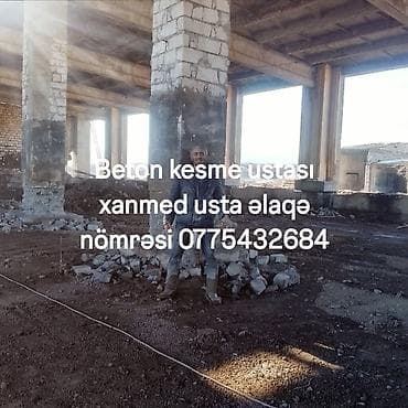 pilastik qapi: Beton kəsmə xidməti Peşəkar avadanlıqla beton, dəmir-beton və daş — 7